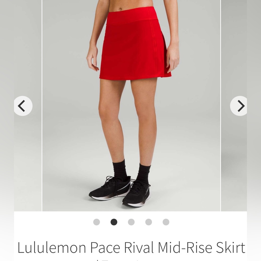 Lululemon Pace Rival Mid-Rise Skirt *Long BNWT - Picture 3 of 8